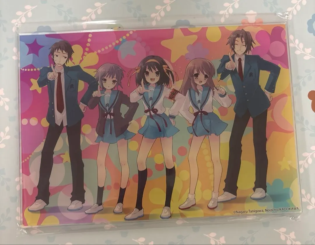 Thumbnail of Kujibiki-do The Melancholy of Haruhi Suzumiya Theatrical Edition B Prize B-1 Acrylic Panel SOS Brigade