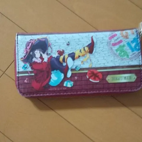この素晴らしい世界に祝福を！ 本革二つ折り財布/めぐみんver