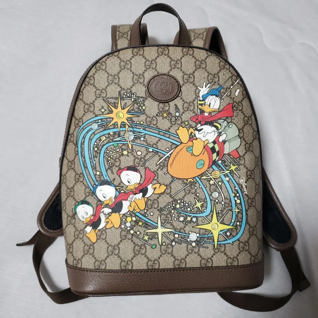 GUCCI Disney ドナルドダック バックパック GUCCI Disney コラボ リュックサック グッチ ドナルドダック