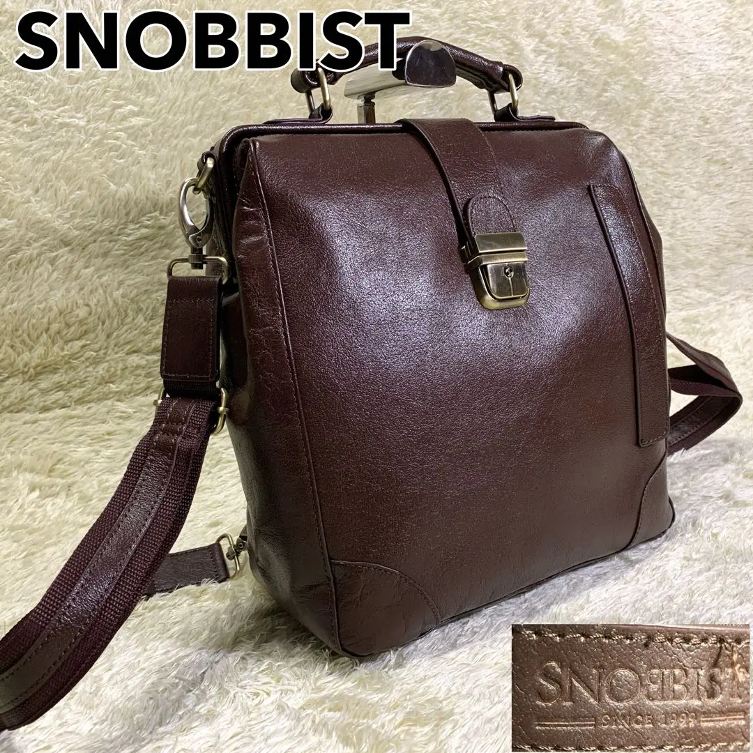 SNOBBIST ウエストバッグ ウエストポーチ ボディバッグ 革