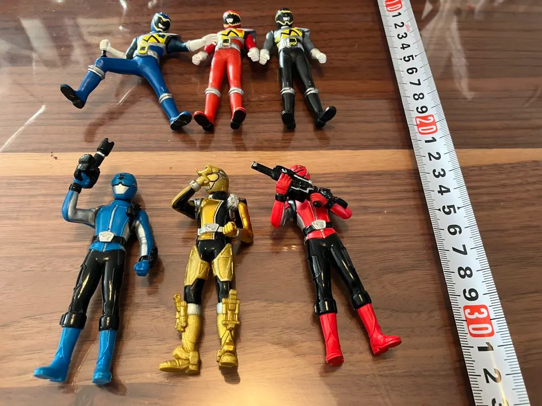 Thumbnail of Hero Figure☆Tokumei Sentai Go-Busters & Kyoryuger 6-Piece Set Sofubi (Soft Vinyl)