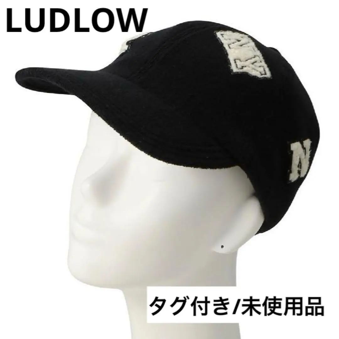 ELLESHOP限定　ラドローLUDLOW キャップ　ブラック　ロンハーマン ELLESHOP限定 ラドローLUDLOW キャップ ブラック ロンハーマン