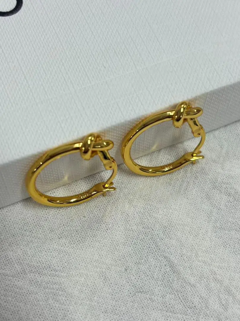Thumbnail of CELINE Gold Hoop Earrings