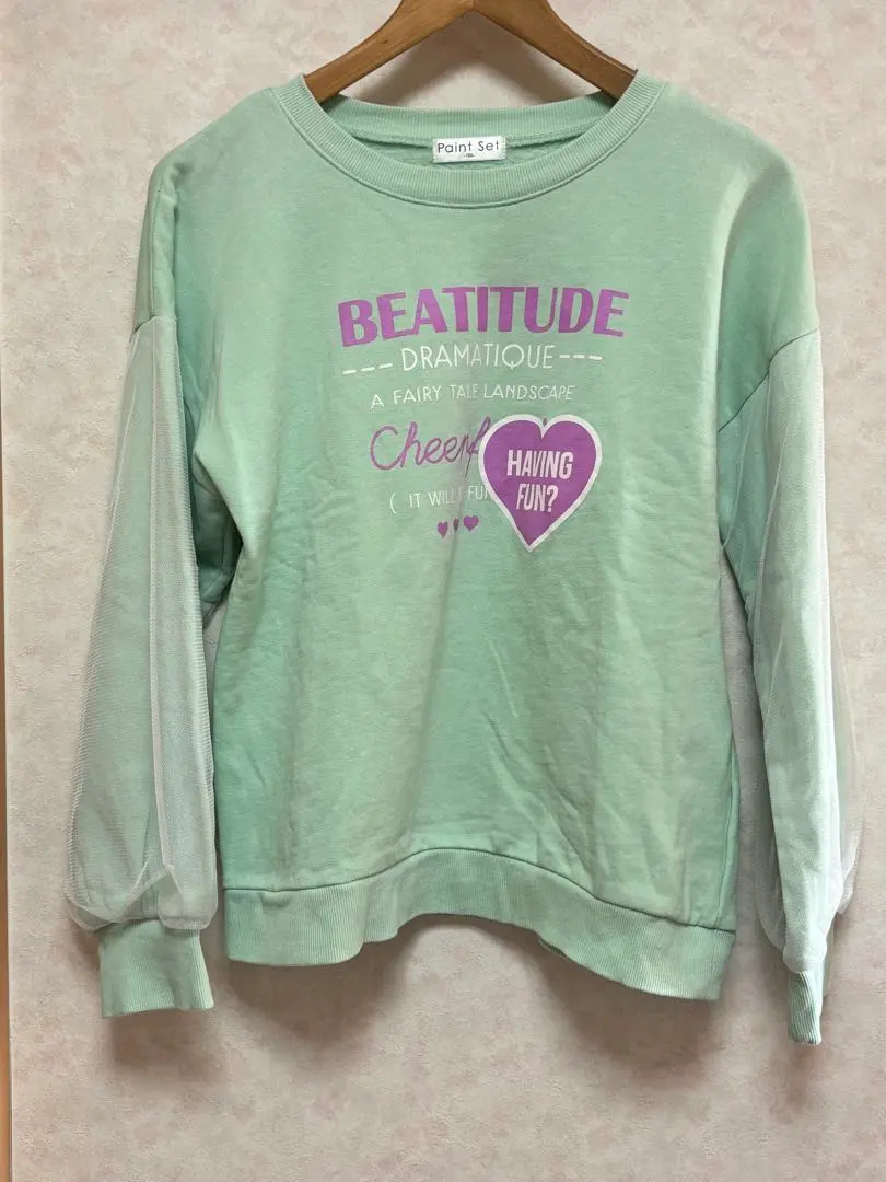 Thumbnail of Excellent Condition Paint Set Sweatshirt with Arm Tulle and Fleece Lining