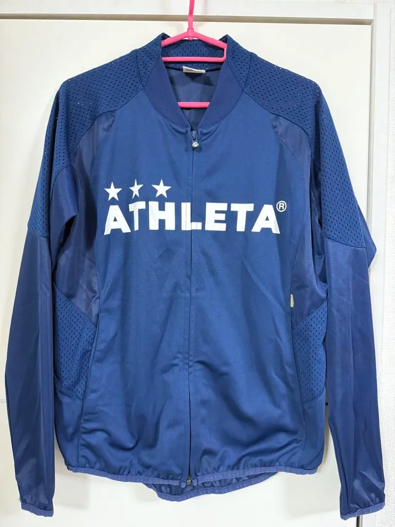 Thumbnail of ATHLETA Mesh Zip-Up Jersey S Navy