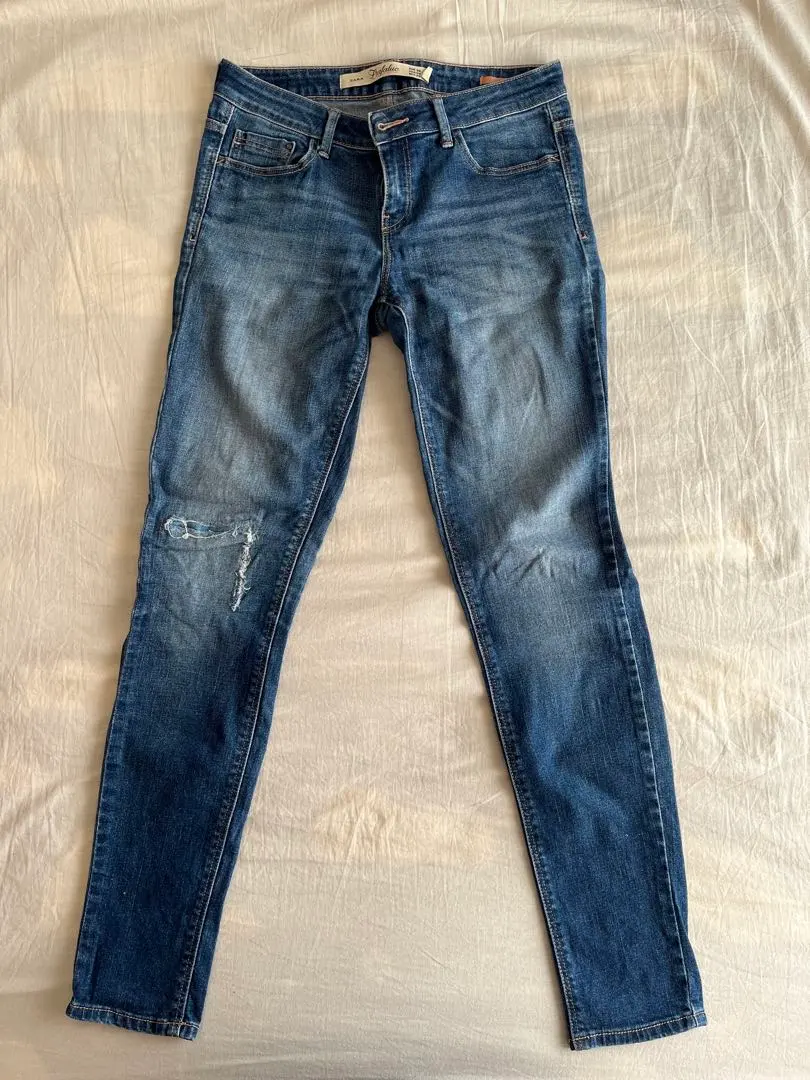 Thumbnail of ZARA Distressed Skinny Denim EUR 36