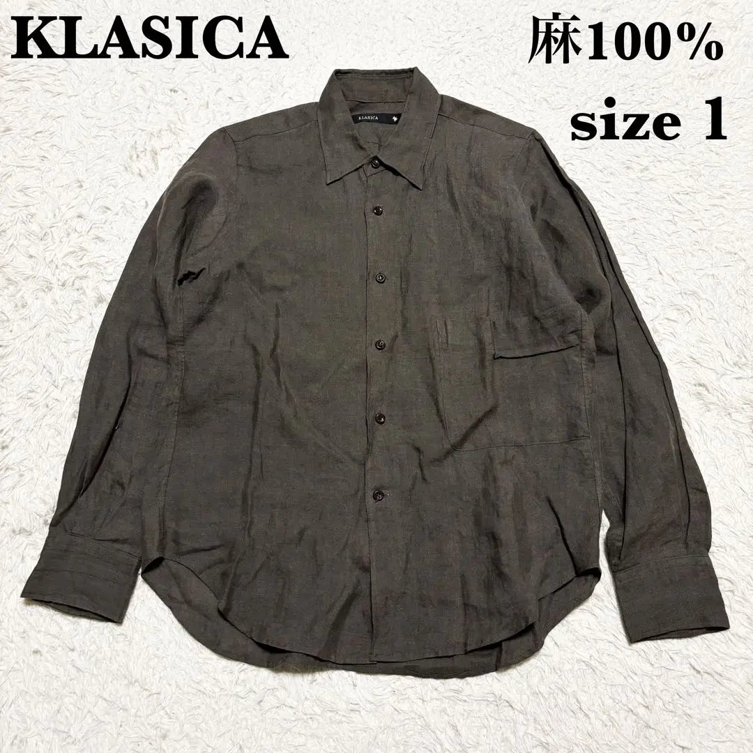 ★美品★KLASICA ロングシャツ KLASICA (クラシカ) SH-017 / リラックスフィットロングシャツ