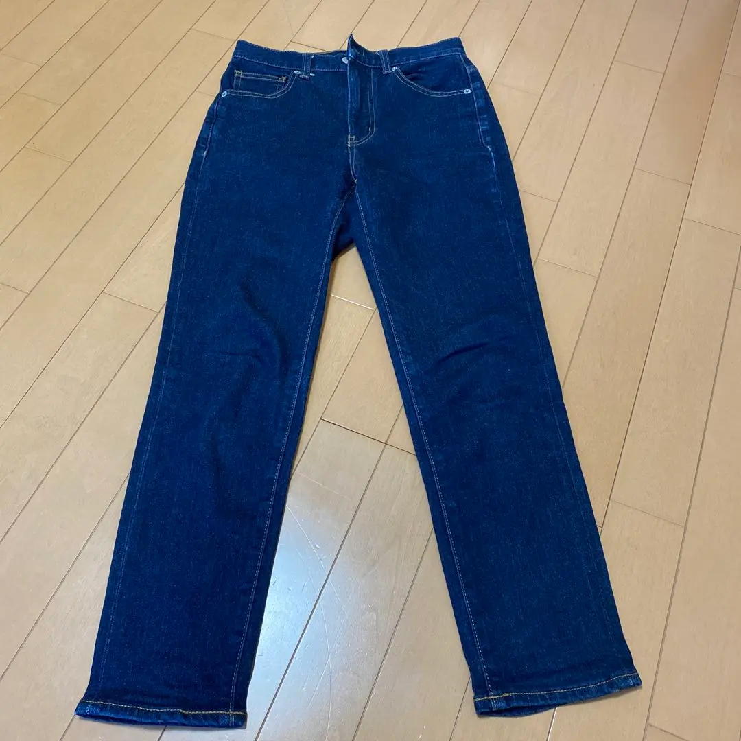 Thumbnail of ☆ GU Dark Blue Slim Pants S