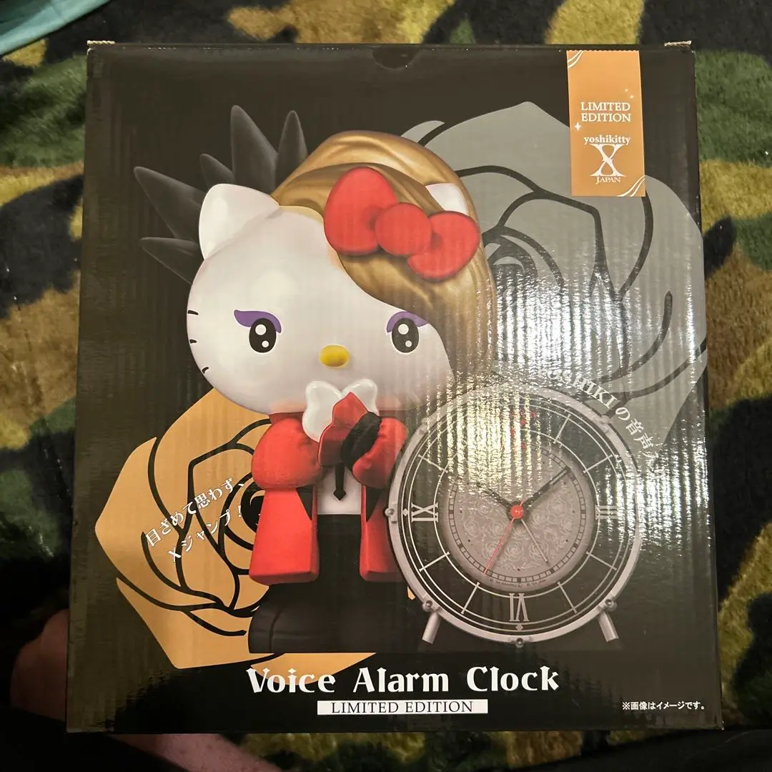 yoshikitty 音声つき目覚まし時計　キティコラボ　YOSHIKI ② YOSHIKI×ハローキティのコラボ「yoshikitty」音声つき目覚まし