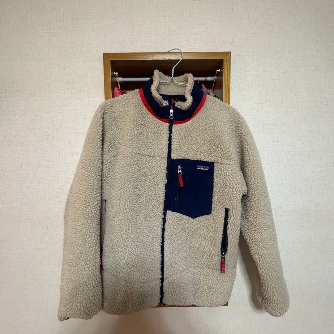 Thumbnail of Patagonia Fleece Jacket XL Beige/Navy