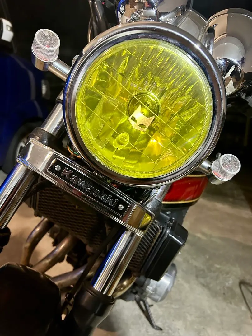 Kawasaki KZ1000a サイドエンブレム 2枚 アウトレット カワサキ KZ1000エンブレム | 車種から,Z1000A/Z750D1,ボディ関係（外装