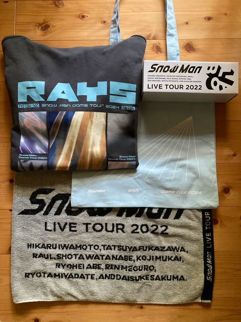  Man - パーカーペンライト RAYS Man 新品未開封 新品 SnowMan RAYS ペンライト パーカー 2点 グッズ スノーマン