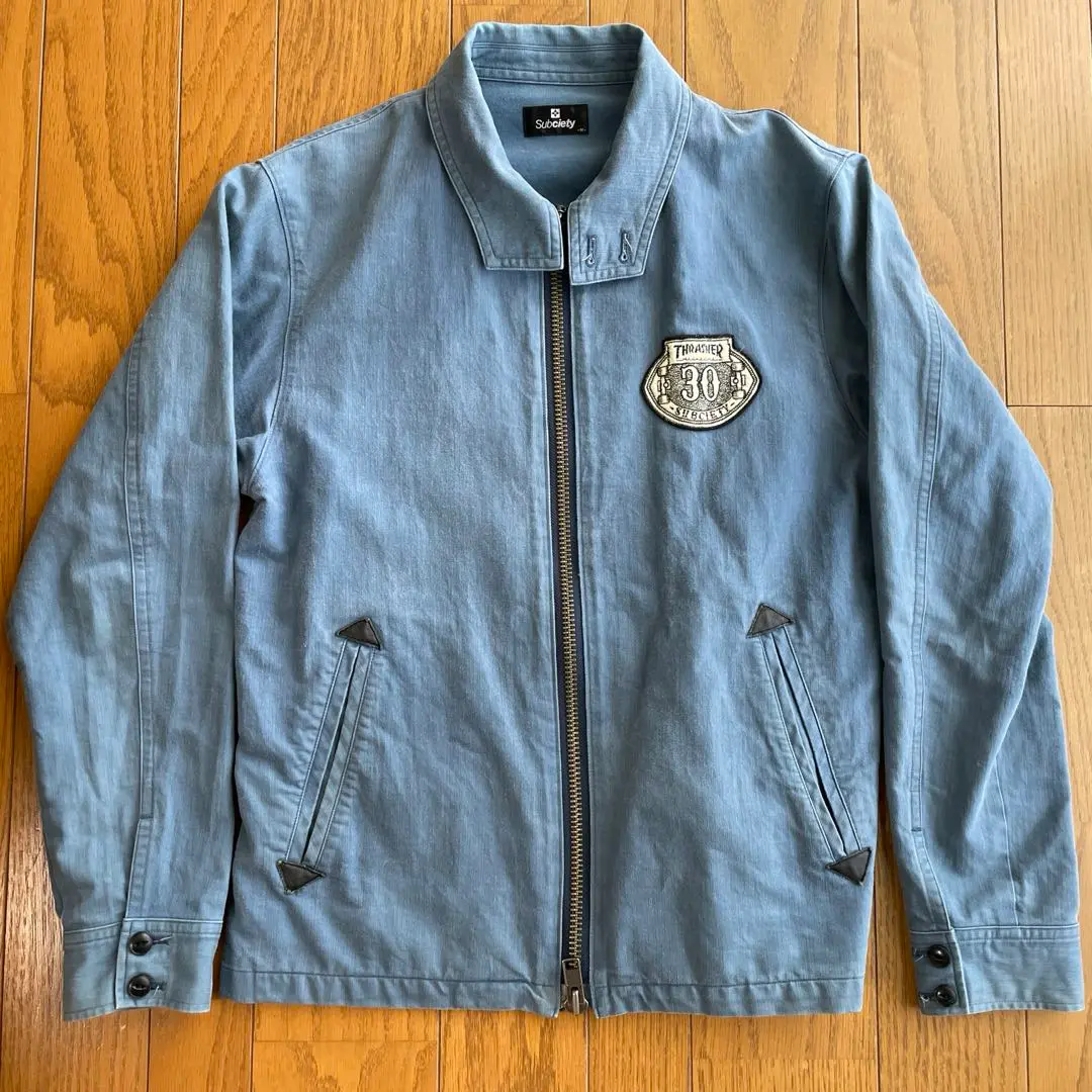 subciety × THRASHER 30周年記念限定コラボジャケット（M） 激レア！subciety × THRASHER 30周年記念限定コラボジャケット