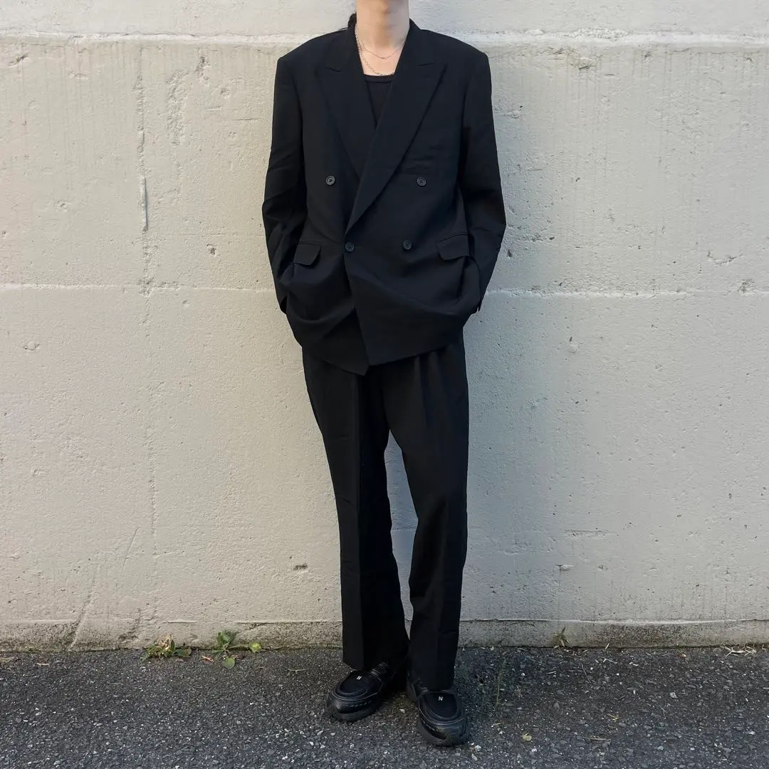 Thumbnail of MCM Black Double-Breasted Suit Set - Mode Style, Black