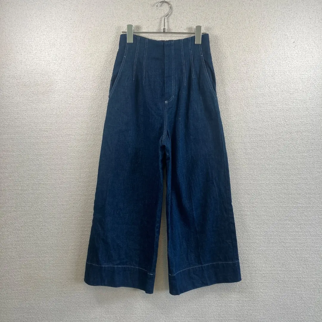 2025年最新】MACPHEE デニム ワイドストレートパンツの人気