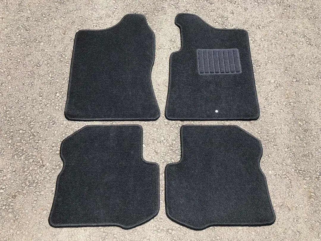 Thumbnail of Jimny JB23W AT car, plain black floor mats, car mats, made in Japan, new