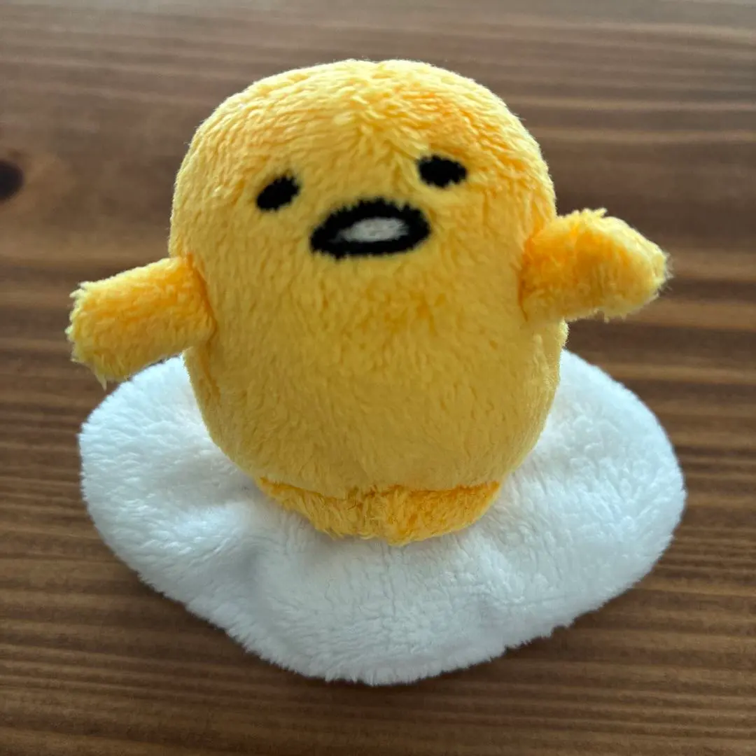 Thumbnail of Gudetama Mini Ote-dama 3 Paa Sanrio Heisei Rare Plush Mascot