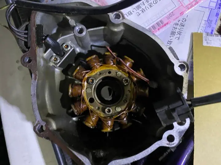 バリオス　ジェネレータコイル　動作確認済み品 楽天市場】バリオス ジェネレーター（バイク用品｜車用品