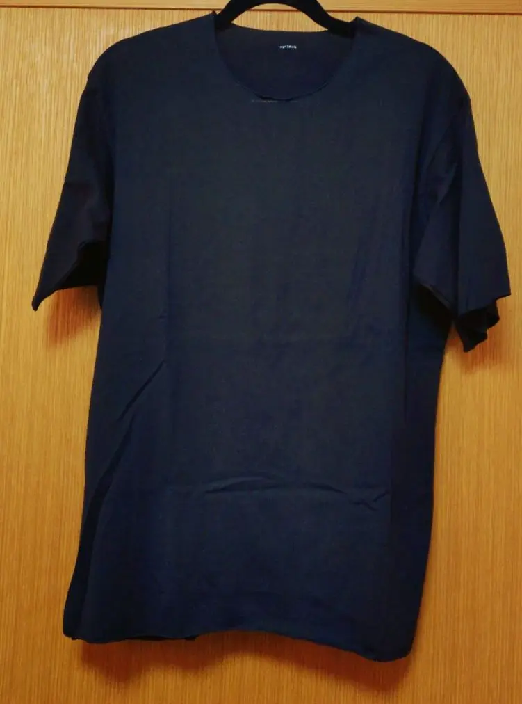 monsakata モンサカタ　切りっぱなし　カットソー　ブラック mon sakata.カットソーの通販 by agabe's shop｜ラクマ