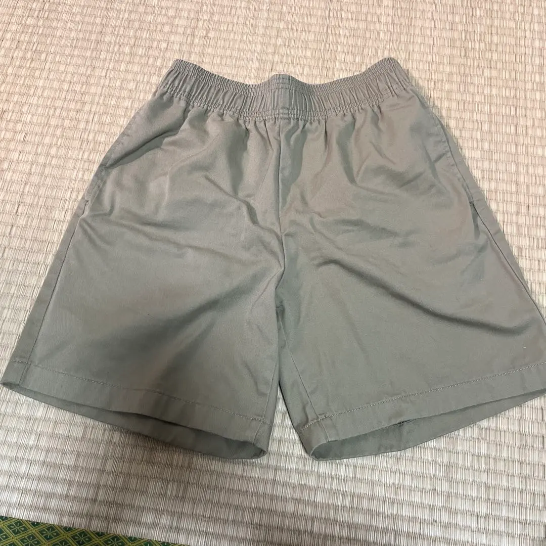 Thumbnail of gu Beige Rubber Waistband Shorts