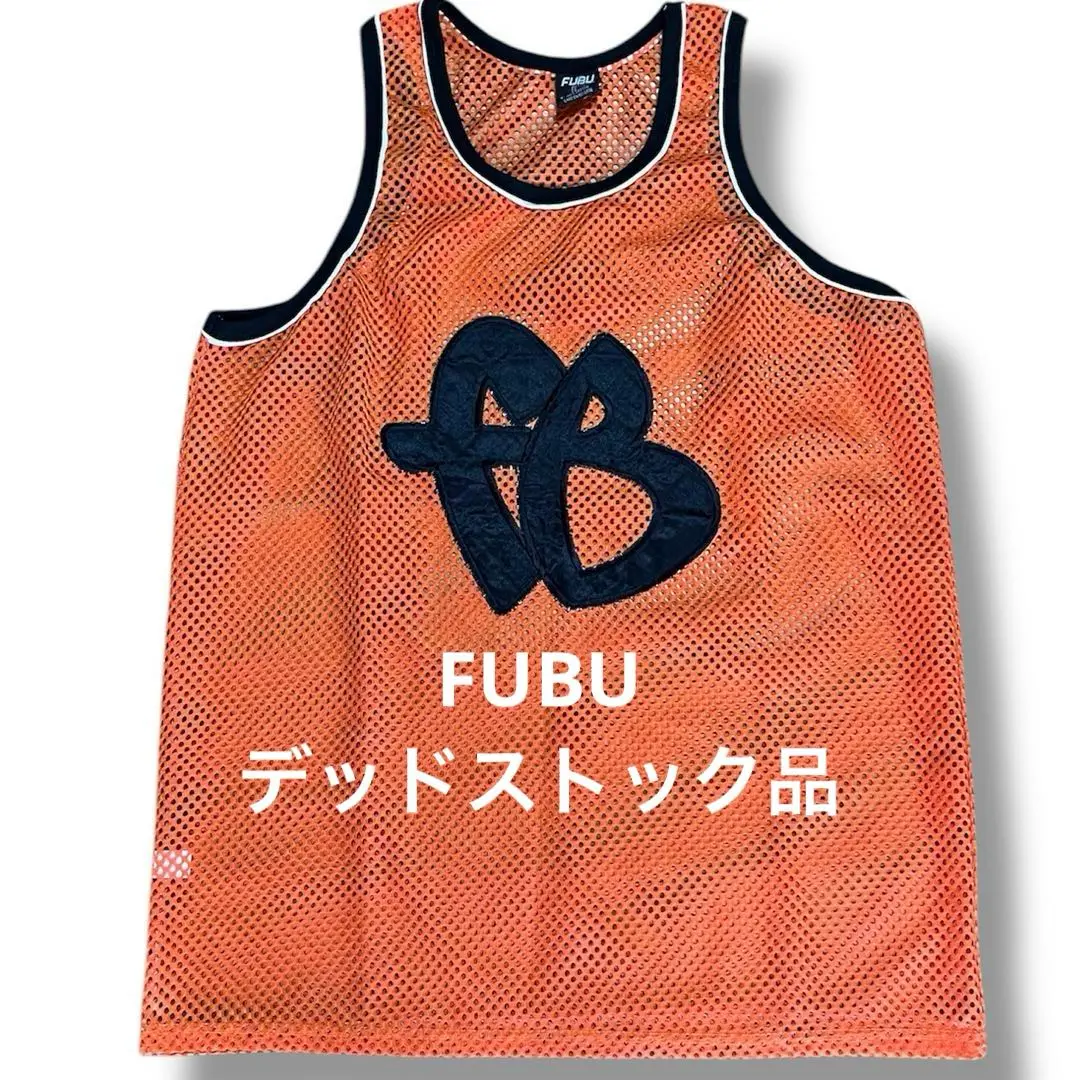 FUBU（ フブ）の「FUBU フブ サテン ワッペン 刺繍 メッシュ