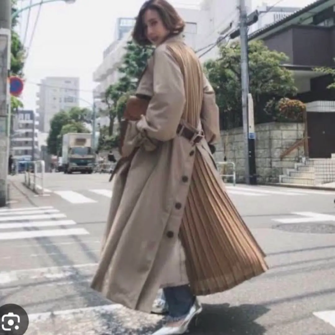 Thumbnail of Ameri VINTAGE Back Pleats Trench Coat