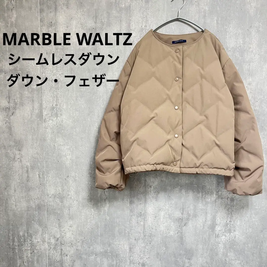 yak　MARBLE WALTZ マーブルワルツ　ダウンジャケットブラック 2025年最新】Marble waltz ダウンジャケットの人気アイテム