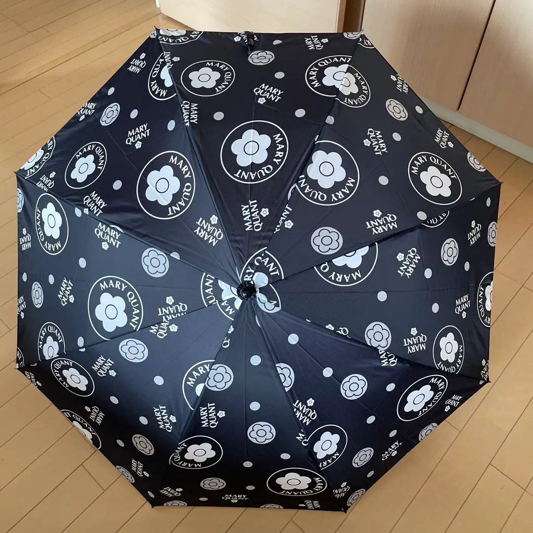 マリークワント　晴雨兼用長傘　ノベルティ マリークアント ノベルティ 晴雨兼用傘 未使用新品