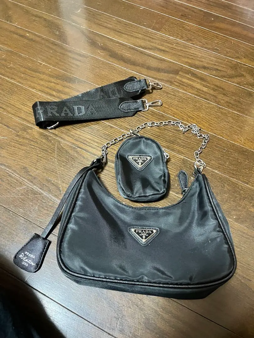 値下げ PRADA プラダ ウエストポーチ ボディーバッグ 黒