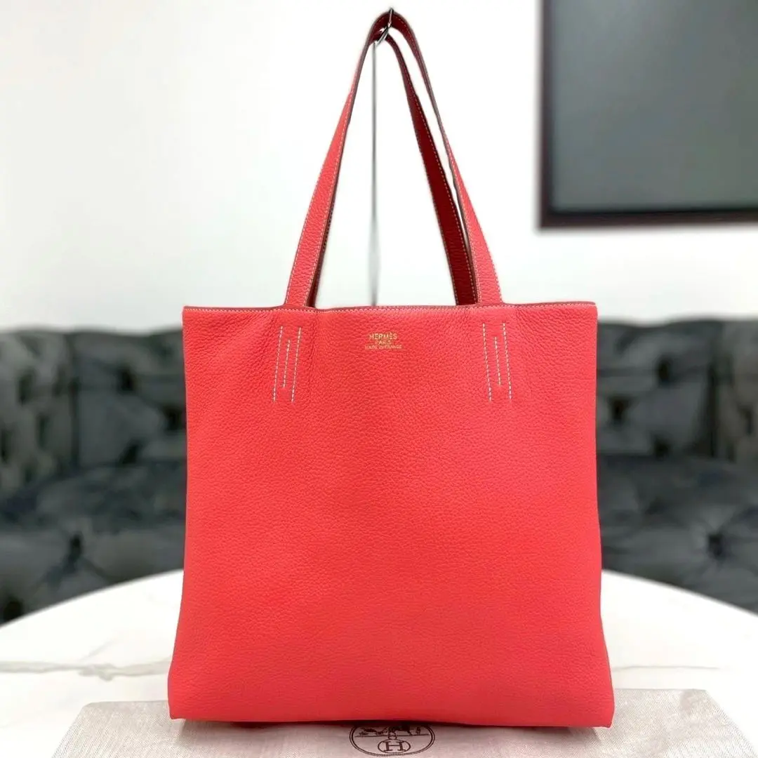 美品☆　エルメス　ドゥブルセンス36　トリヨンクレマンス　トートバッグ　□P刻印 楽天市場】エルメス HERMES ドゥブルセンス トートバッグ