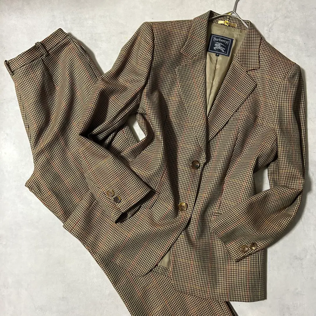 Thumbnail of Burberry Suit Set Up XL Vintage Houndstooth Single Pants