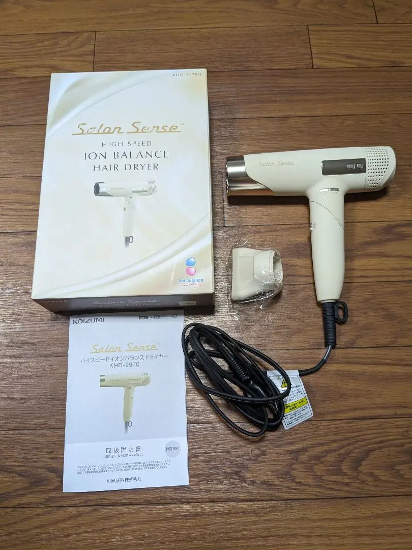 Salon Sense KHD-9970 ヘアドライヤー Amazon | コイズミ ヘアドライヤー イオンバランス ハイスピード