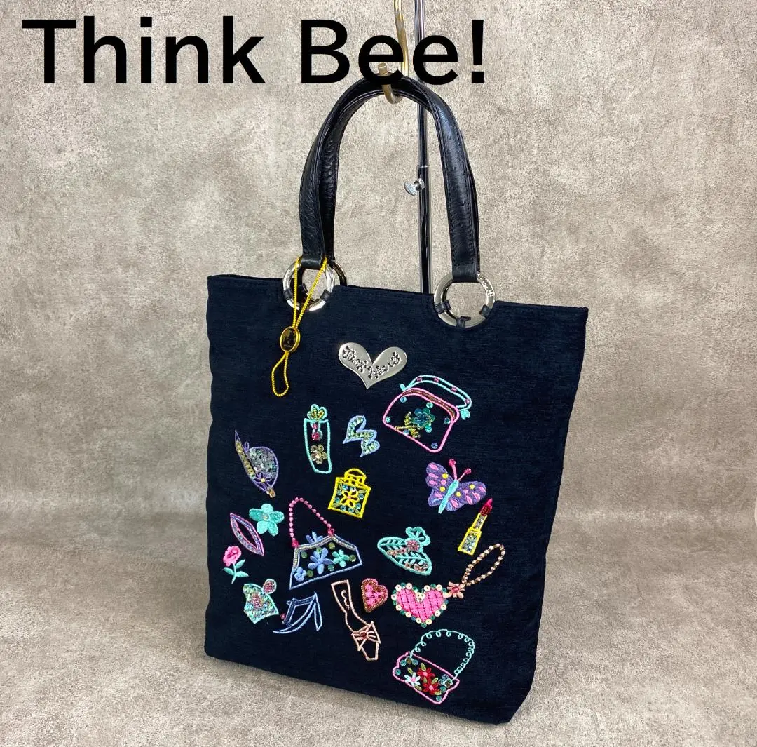 シンクビートートバッグ(ブラックポンド) Think Bee! Bee！シンクビー ブラックポンド トートバッグ