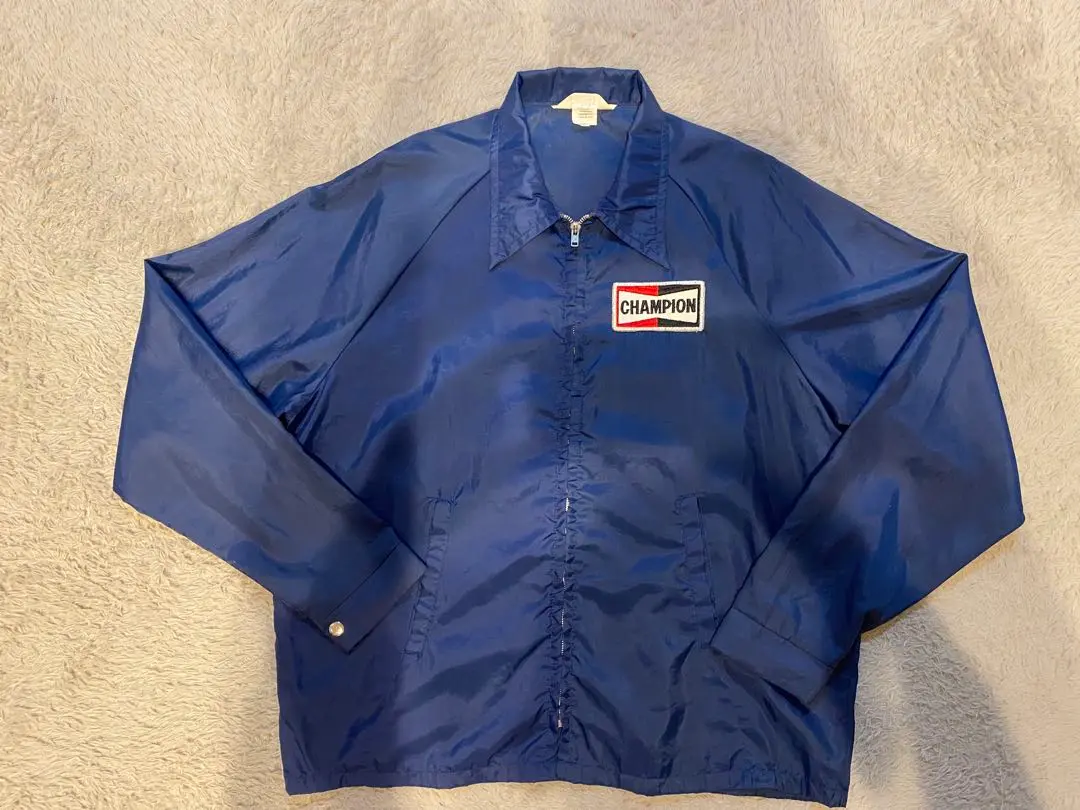 USA製 70s チャンピオンスパークプラグ コーチジャケット 実寸L