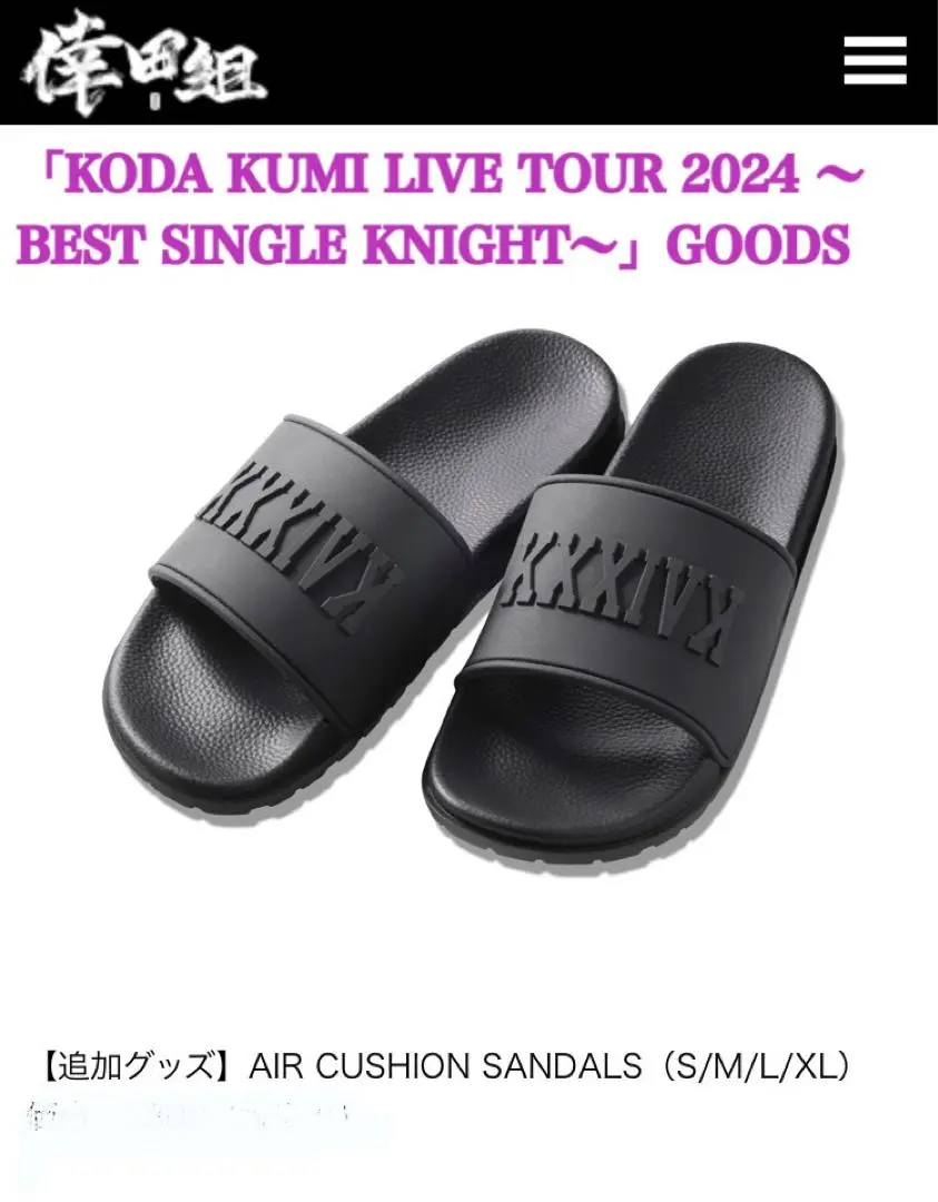 ［新品］倖田來未 a-nation 2024 TEE '24 ブラック（M） SUMMER GOODS」SIGNATURE TEE '24のブラックカラーが発売決定
