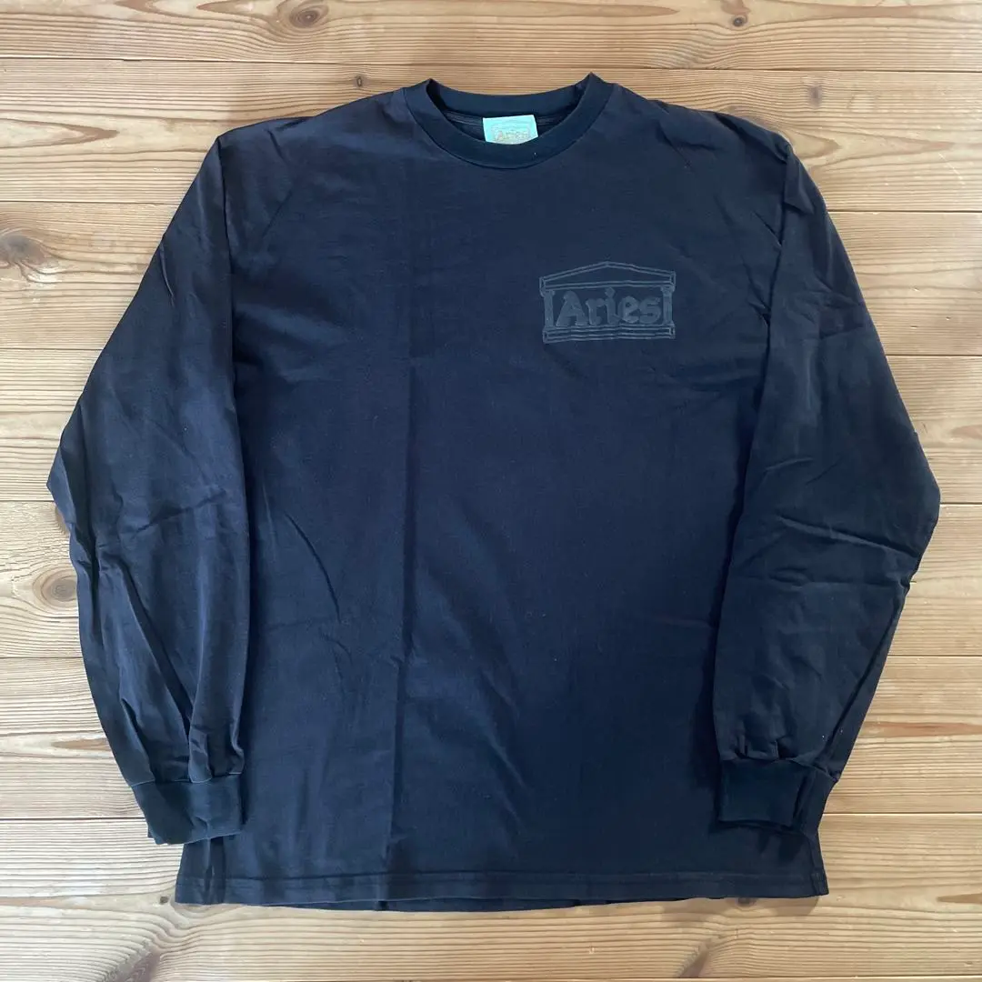 ARIES ロンT Aries temple ls tee ロンT ベージュ - メルカリ