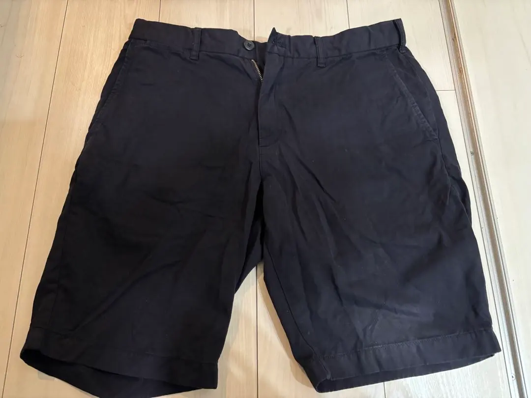 Thumbnail of Uniqlo Black Shorts Half Pants M size Navy