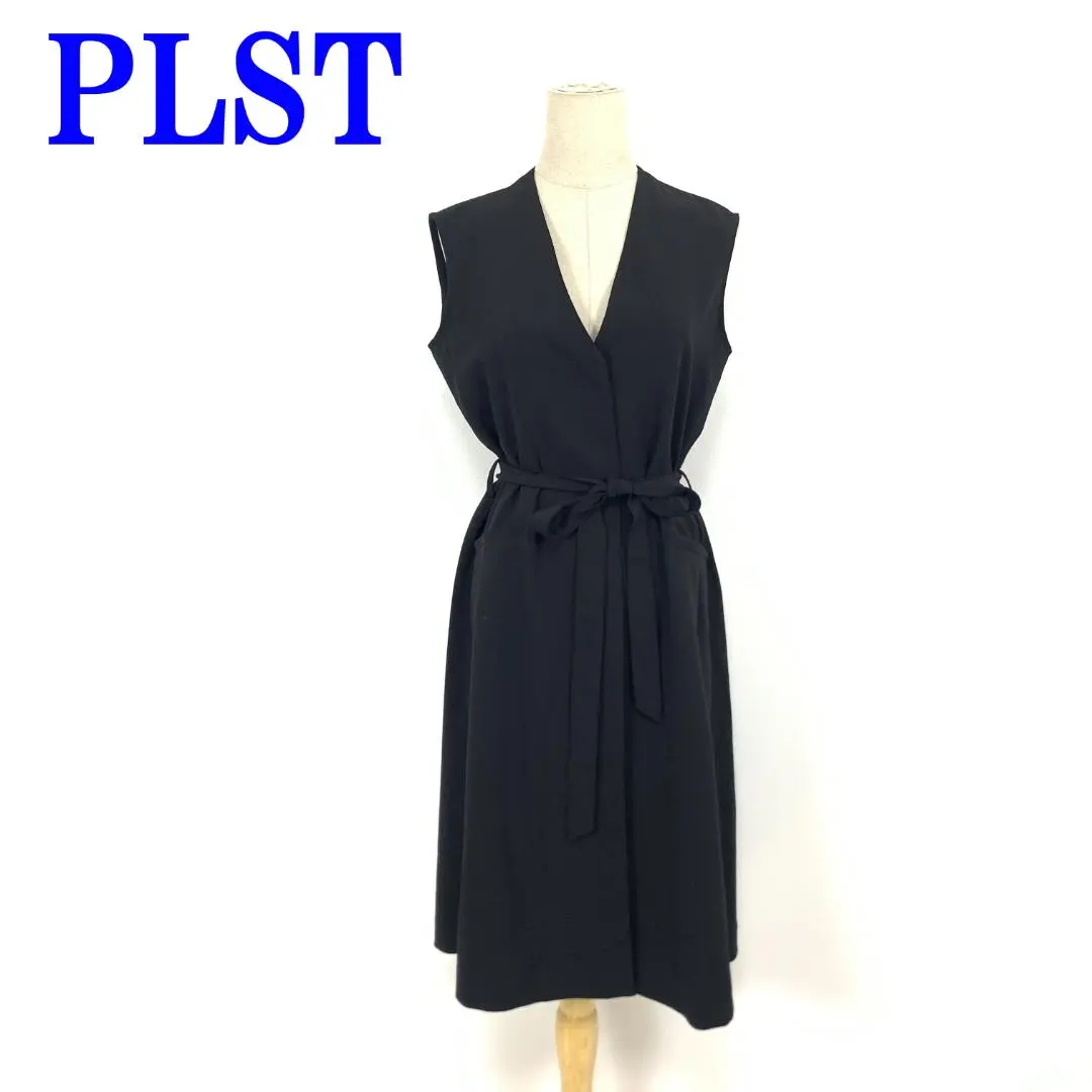 Thumbnail of PLST Long Vest Black Polyester M C3546