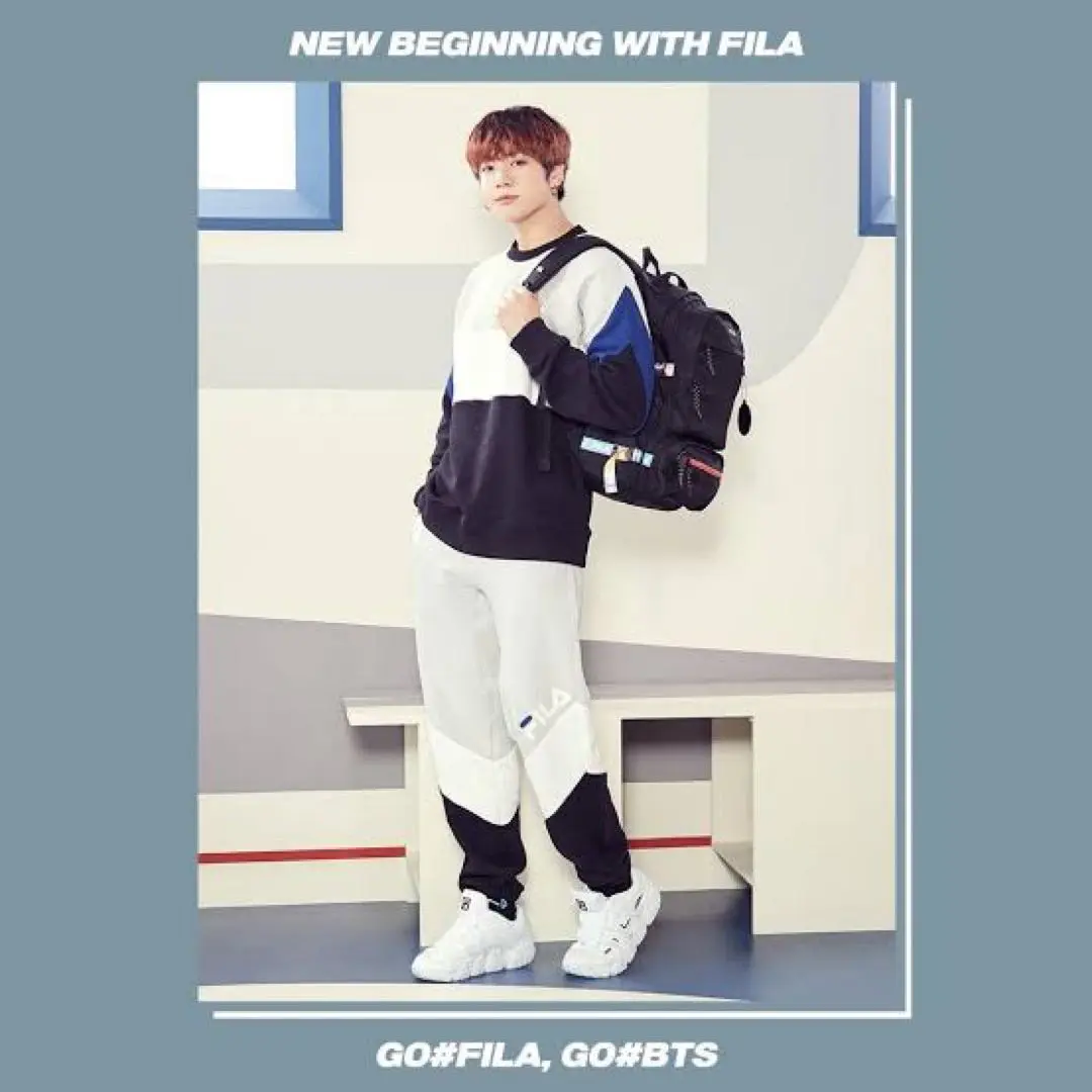 防弾少年団(BTS) - 【マシュマロ】BTS FILA コラボリュック(JUNGKOOK ver) 防弾少年団(BTS) - 【マシュマロ様専用】BTS FILA コラボ