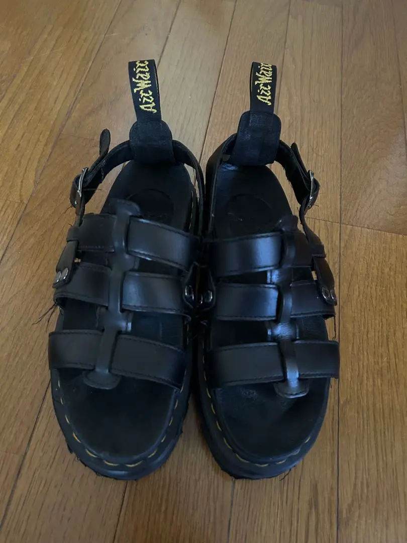 Dr.Martens ドクターマーチン グルカサンダル テリー TERRY 黒 Dr.Martens TERRY BLACK ドクターマーチン テリー レザー