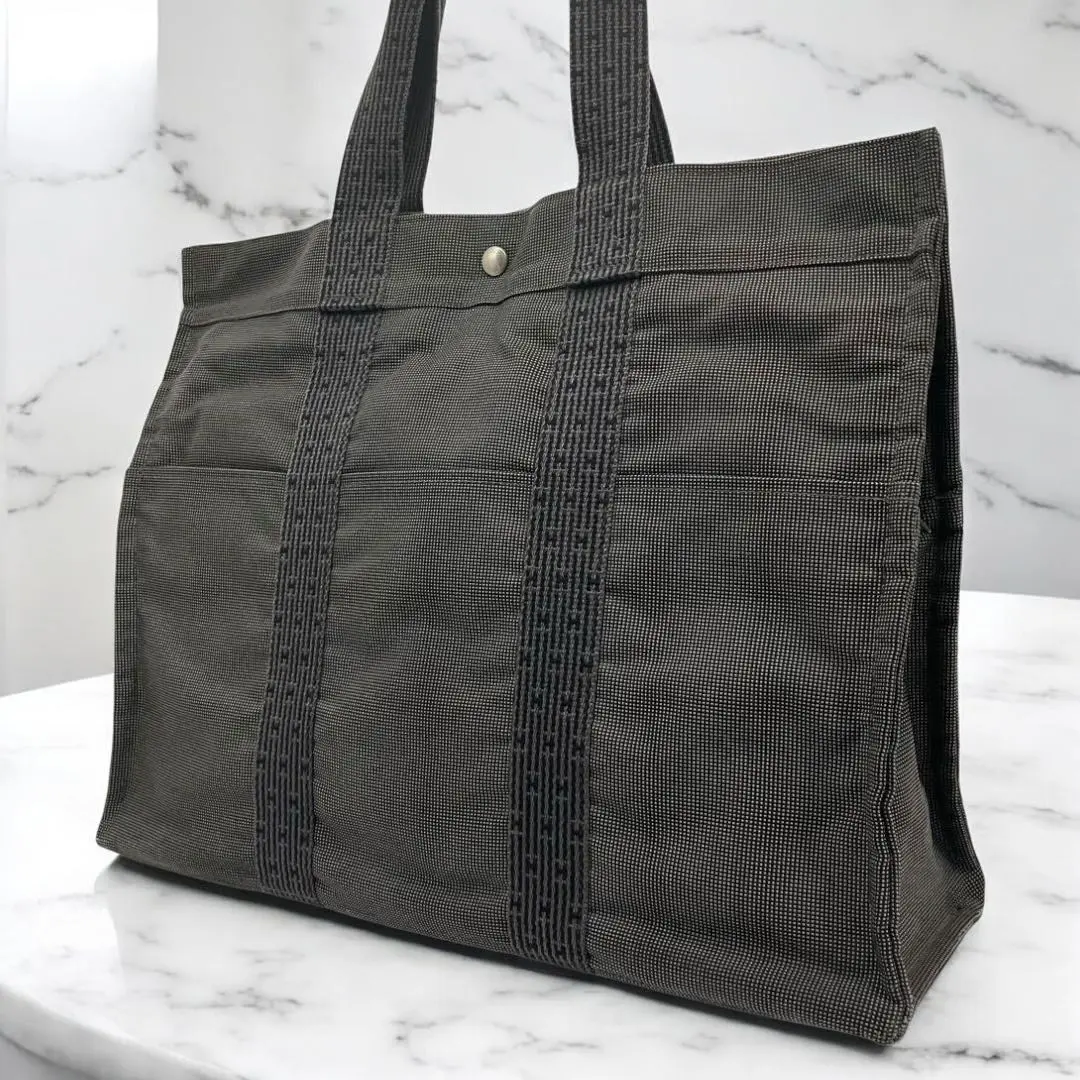 HERMES 愛馬仕 エール線手提包GM A4收納 帆布 愛馬仕 男女通用 的縮圖
