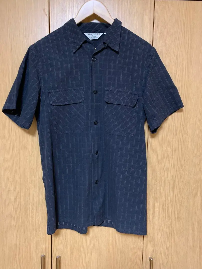 WESTRIDE RUMBLING WHEELERS 半袖ワークシャツ WESTRIDE RUMBLING WHEELERS 半袖ワークシャツ - メルカリ