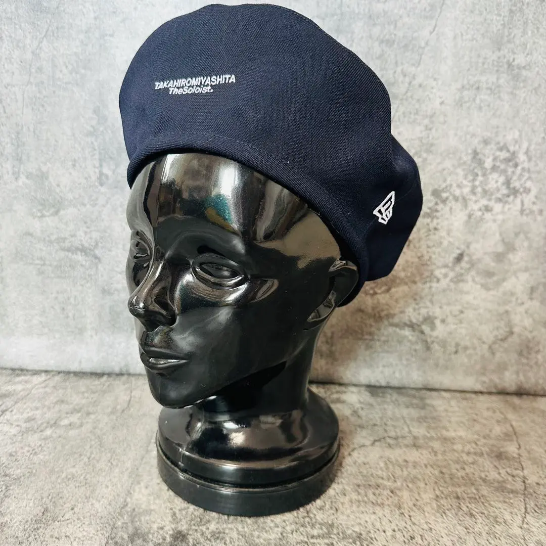 [美品]NEW ERA TAKAHIRO MIYASHITA ベレー帽 ブラック ベレー Beret TAKAHIROMIYASHITATheSoloist. SS24 ブラック
