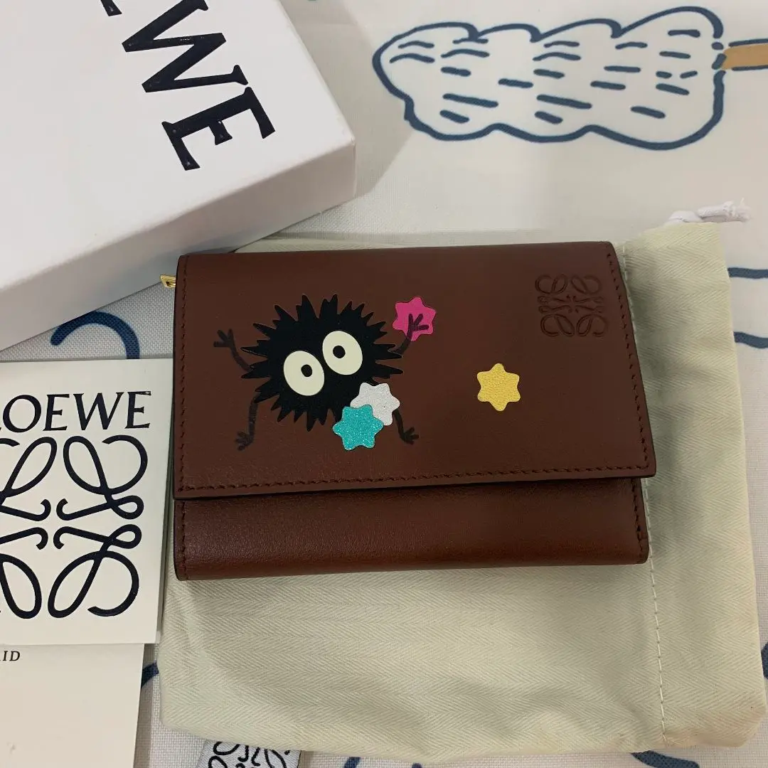 LOEWE ロエベ　ジブリー　財布　千と千尋の神隠し 箱付き！ LOEWE ロエベ アナグラム ジブリコラボ カオナシ 千と千尋の
