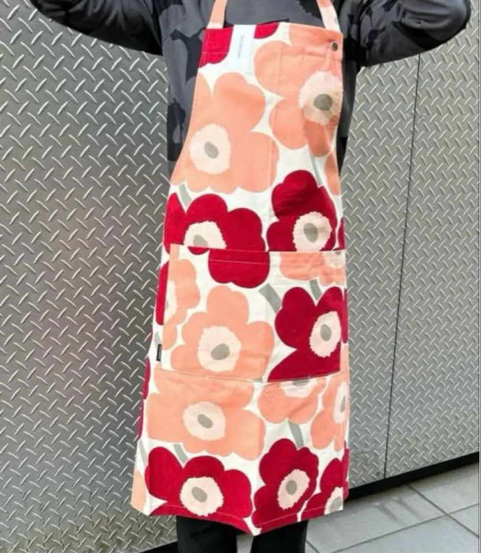 Thumbnail of ♪ Brand new, unused Marimekko apron, Unikko pattern, popular and sold out item ♪