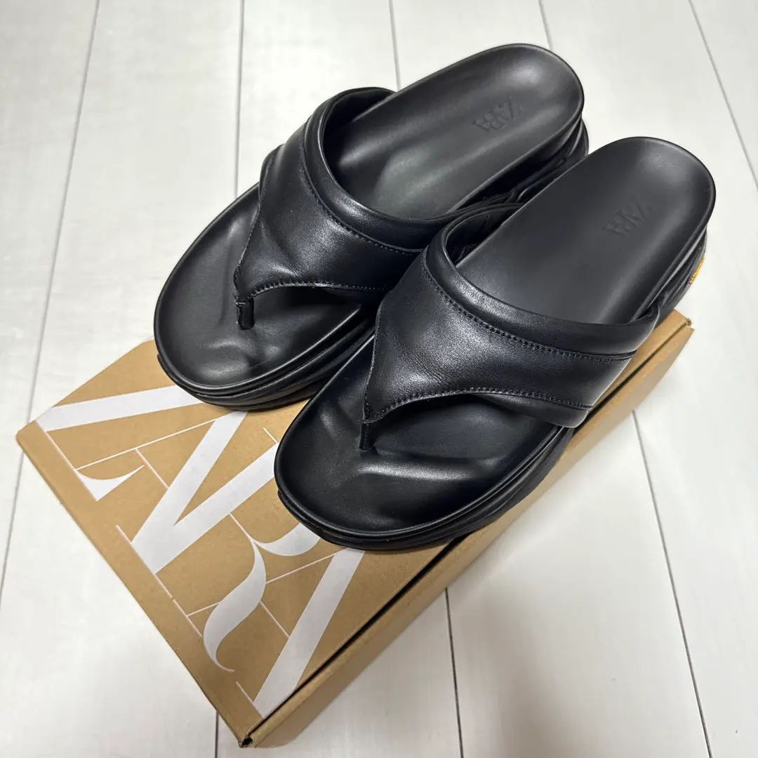 2025年最新】zara レザーサンダル vibramの人気アイテム - メルカリ