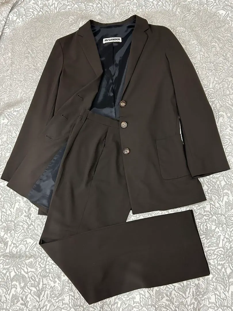 JIL SANDER 秋冬パンツスーツ　ダークブラウン 2025年最新】JIL SANDER レディース ビジネス パンツスーツ上下