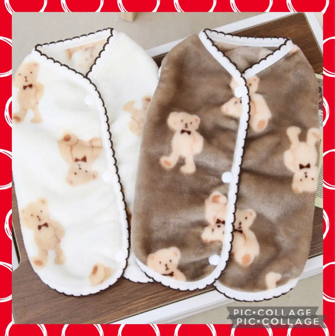 小狗可愛蓬鬆泰迪熊背心 的縮圖