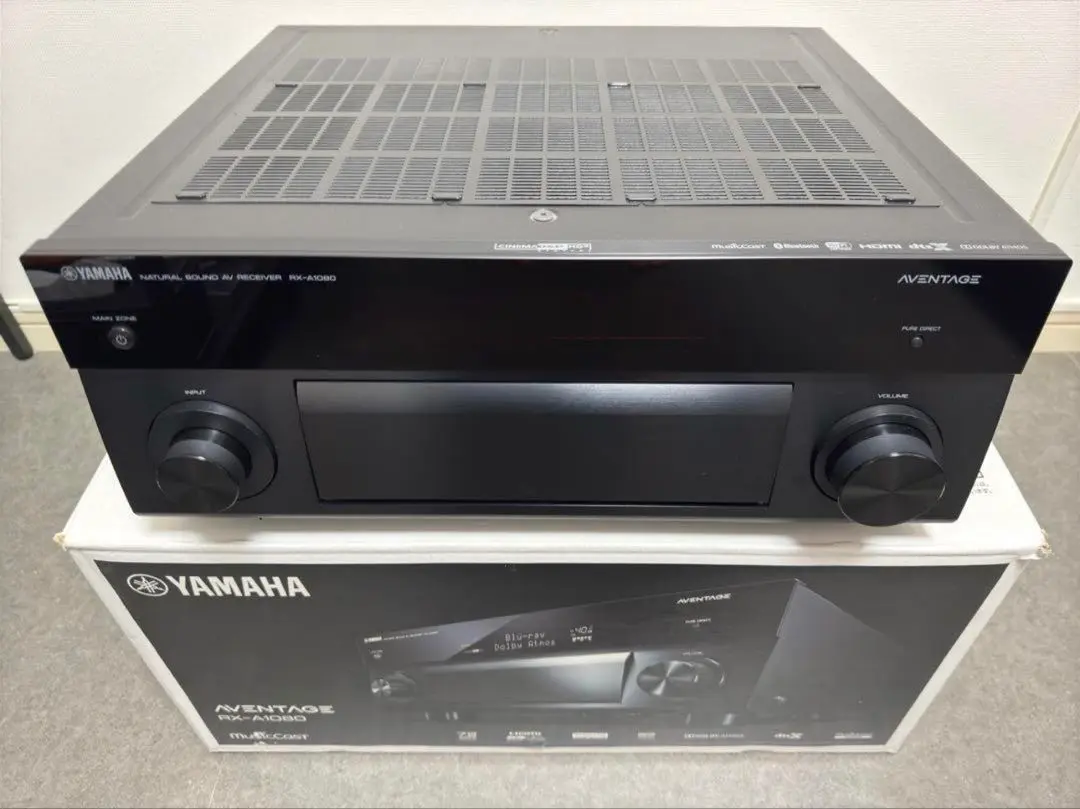 極美品 YAMAHA AVENTAGE RX-A2010(B) AVレシーバー Yamaha RX-A2010 Home theater receiver with 3D-ready HDMI