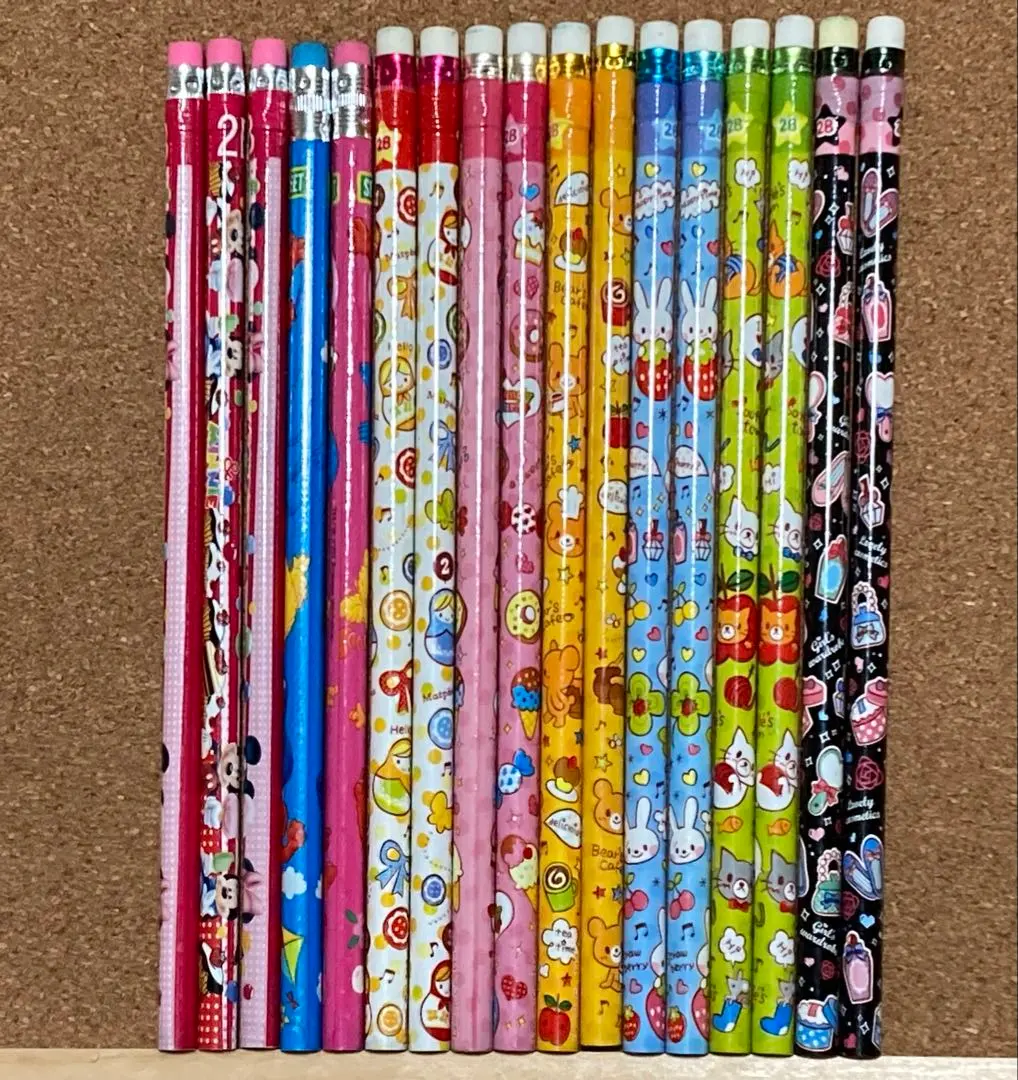 平成復古 平成少女 附带橡皮擦铅笔 17支套装 当时物品 的縮圖